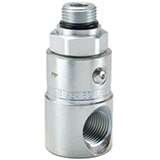 Male SAE O-Ring Straight Thread to Female NPTF - PS Series 90 Swivel